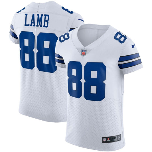 Dallas Cowboys CeeDee Lamb Nike White Vapor Elite Jersey product image 1