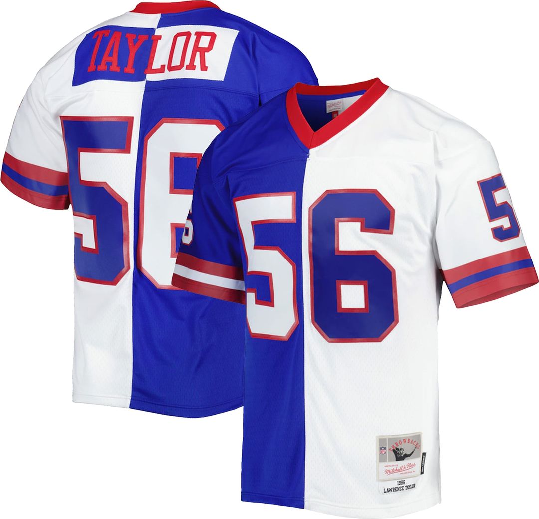 New York Giants Lawrence Taylor Mitchell & Ness Royal/White product image 1