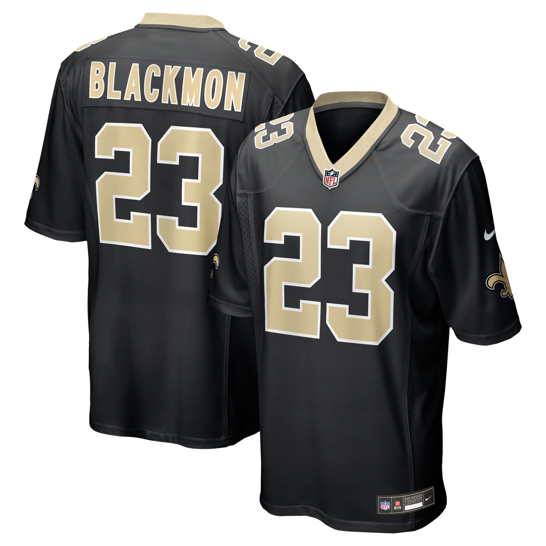 New Orleans Saints Julian Blackmon Nike Black Game Jersey product image 1