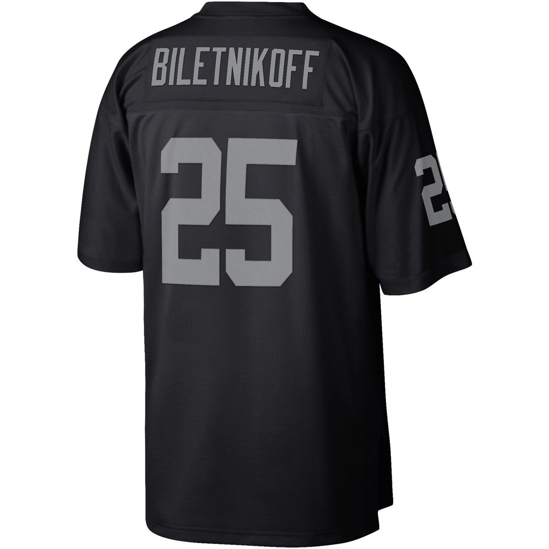 Las Vegas Raiders Fred Biletnikoff Mitchell & Ness Black product image 3