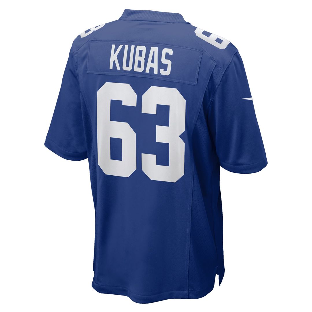 New York Giants Jake Kubas Nike Royal Game Jersey product image 3