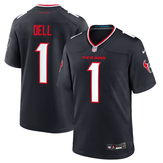 Houston Texans Tank Dell Nike Navy Game Jersey product image 1