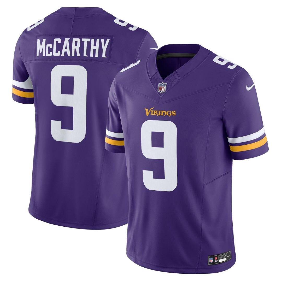 Minnesota Vikings J.J. McCarthy Nike White Vapor FUSE product image 7