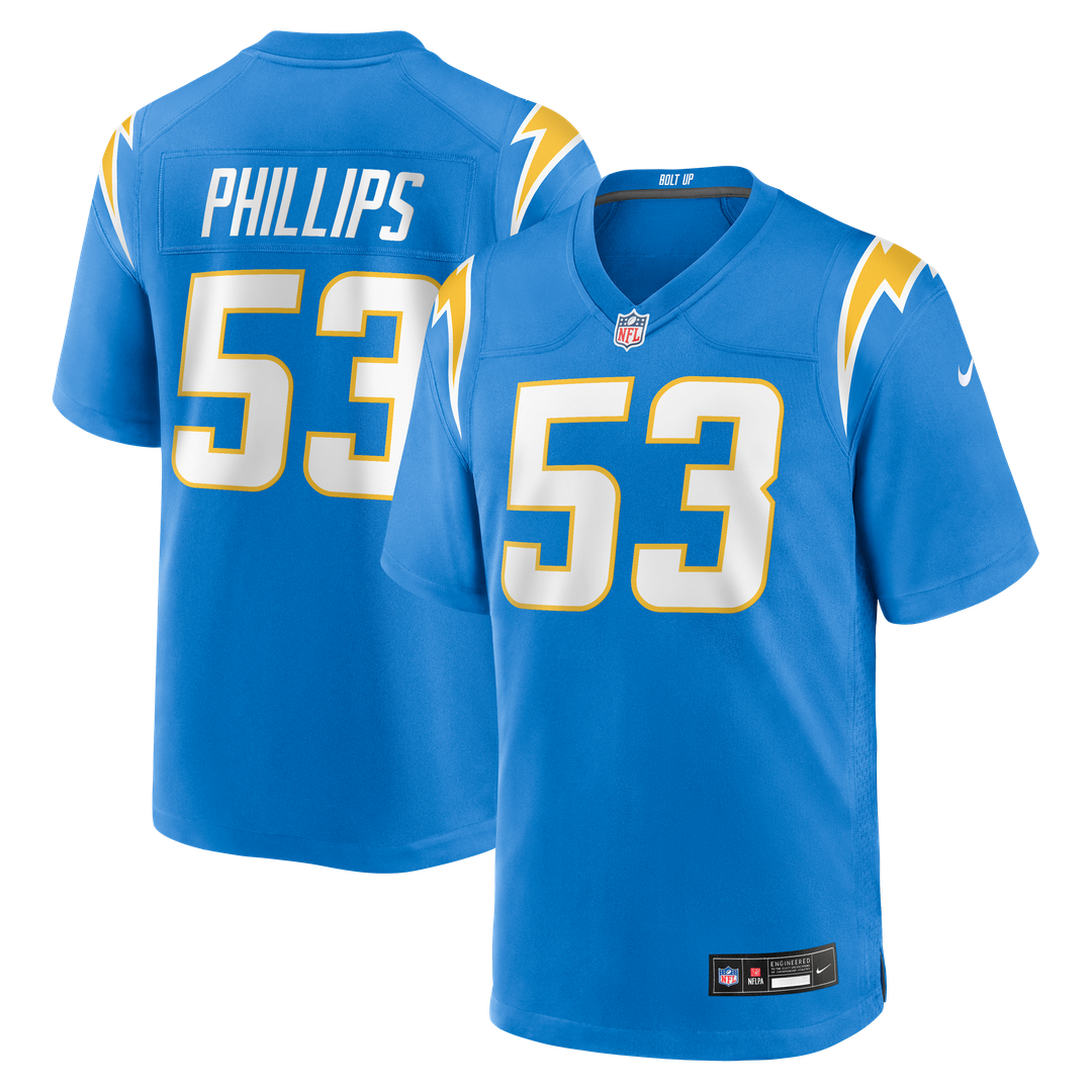 Los Angeles Chargers Del'Shawn Phillips Nike Powder Blue product image 1
