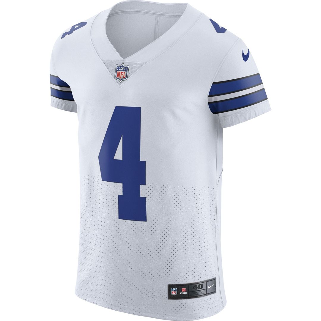 Dallas Cowboys Dak Prescott Nike White Vapor Elite Player product image 5