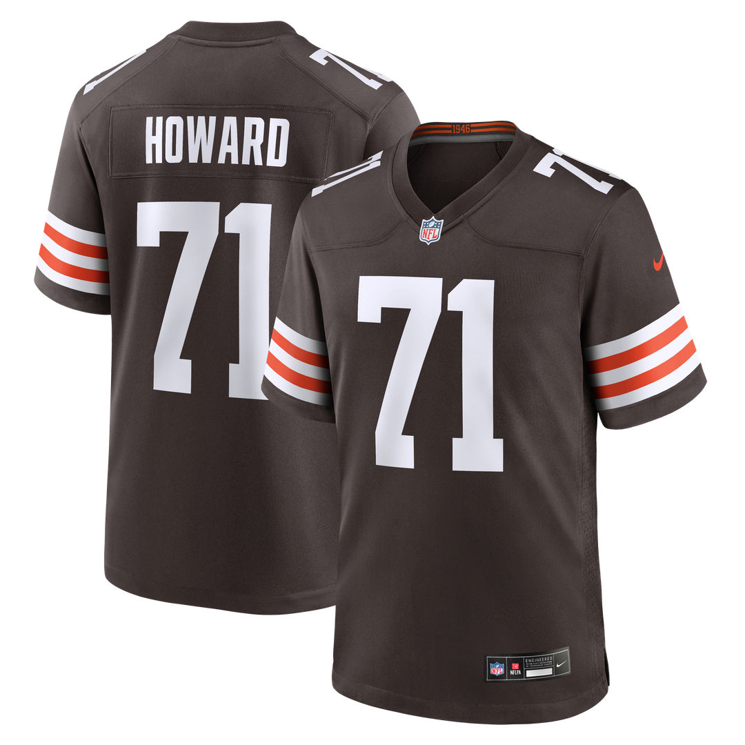 Cleveland Browns Tytus Howard Nike Brown Game Jersey product image 1