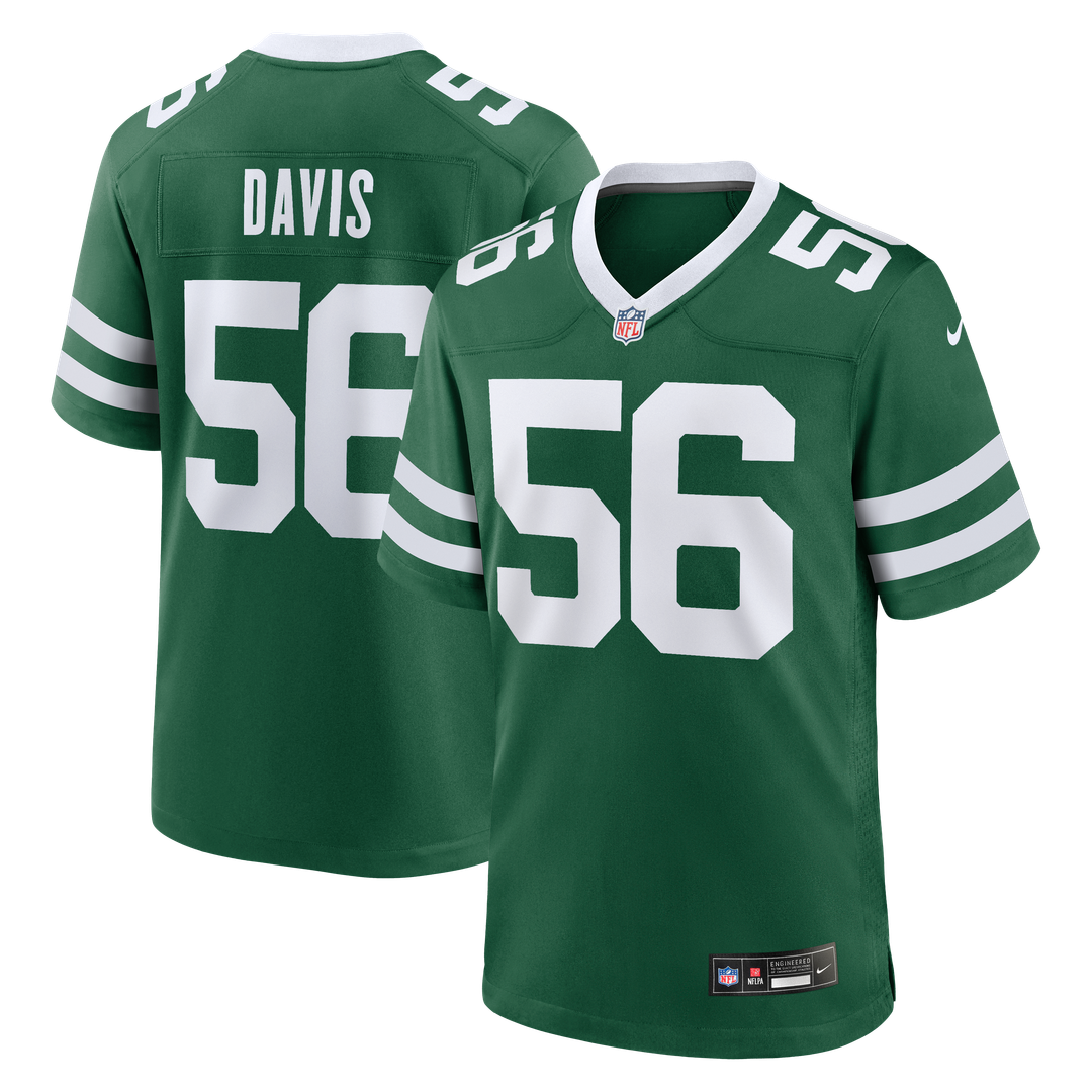 New York Jets Demario Davis Nike Legacy Green Game Jersey product image 1