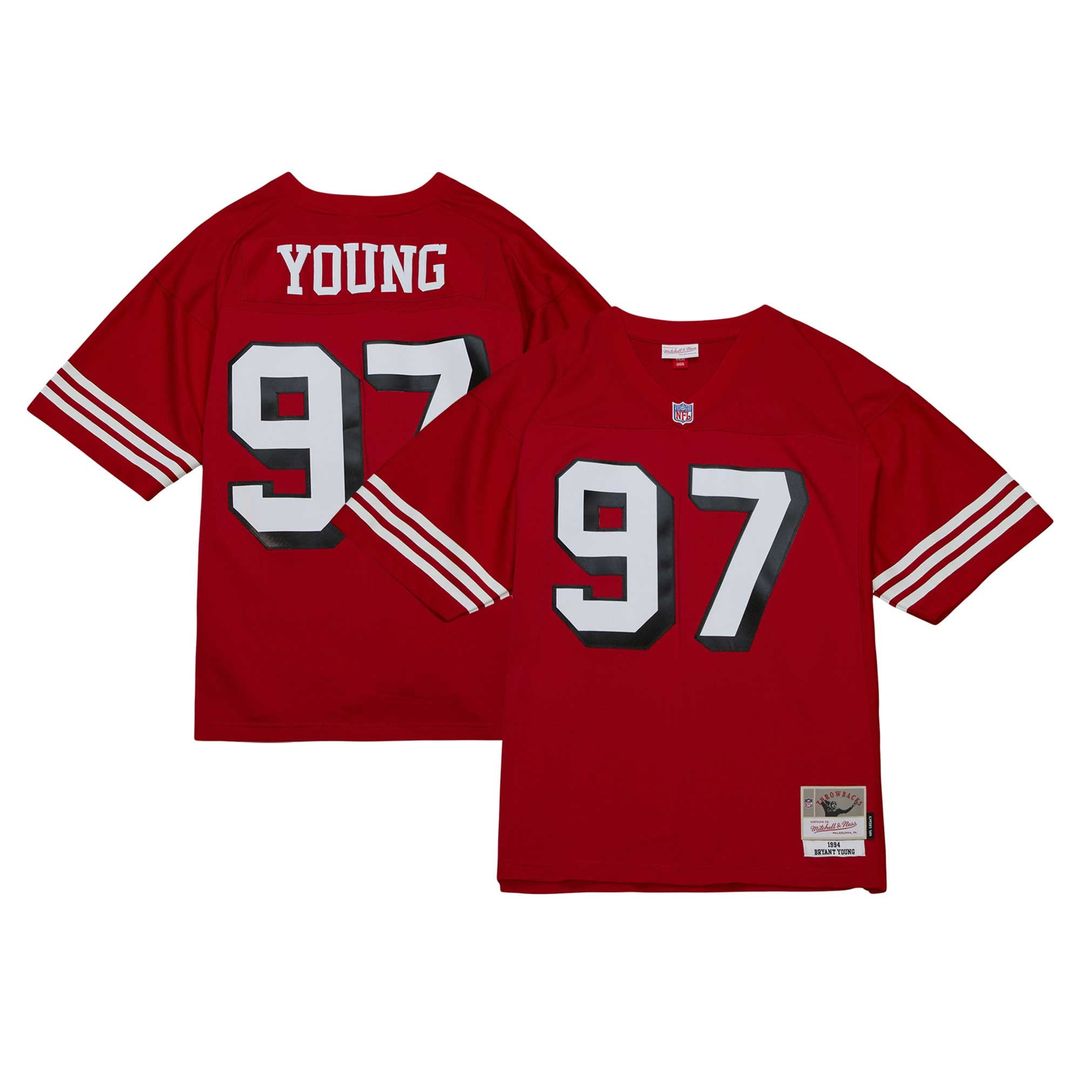 San Francisco 49ers Bryant Young Mitchell & Ness Scarlet product image 1