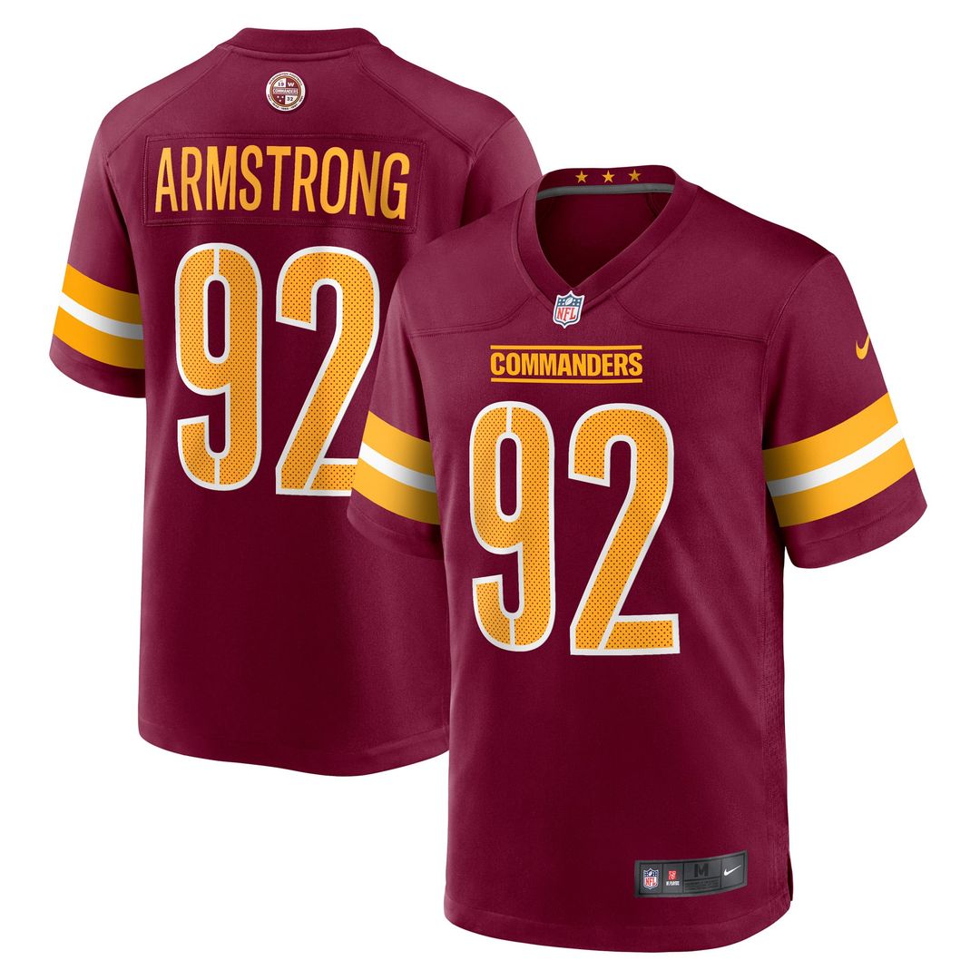 Washington Commanders Dorance Armstrong Nike Burgundy Game product image 1