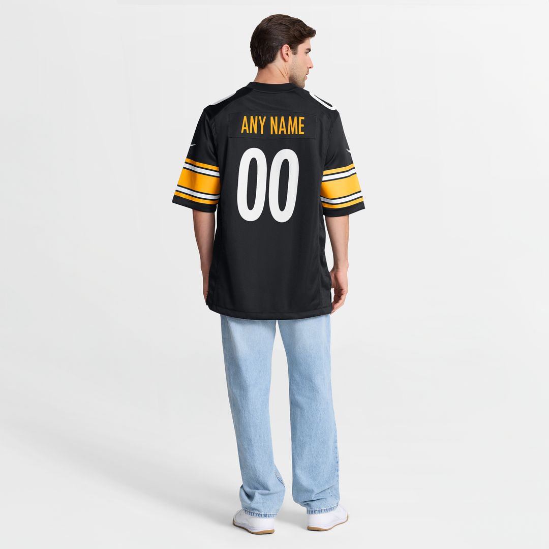 Pittsburgh Steelers Nike Black Custom Jersey product image 16