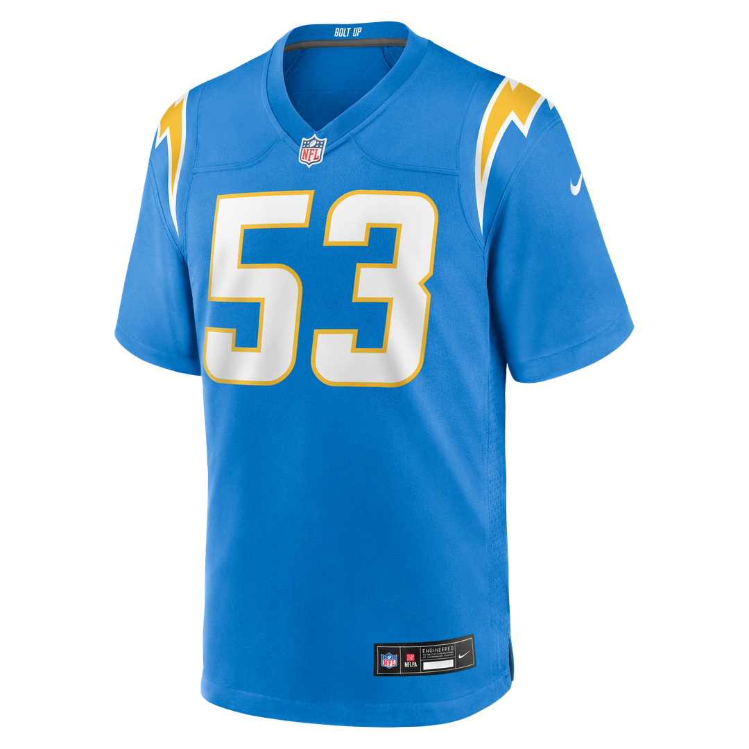 Los Angeles Chargers Del'Shawn Phillips Nike Powder Blue product image 2