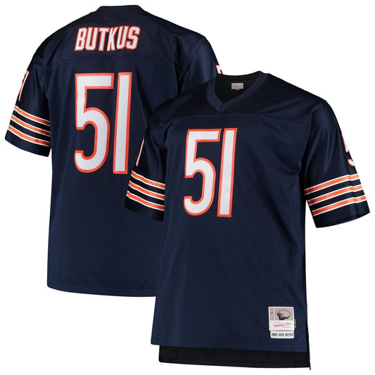 Chicago Bears Dick Butkus Mitchell & Ness Navy Big & Tall product image 1