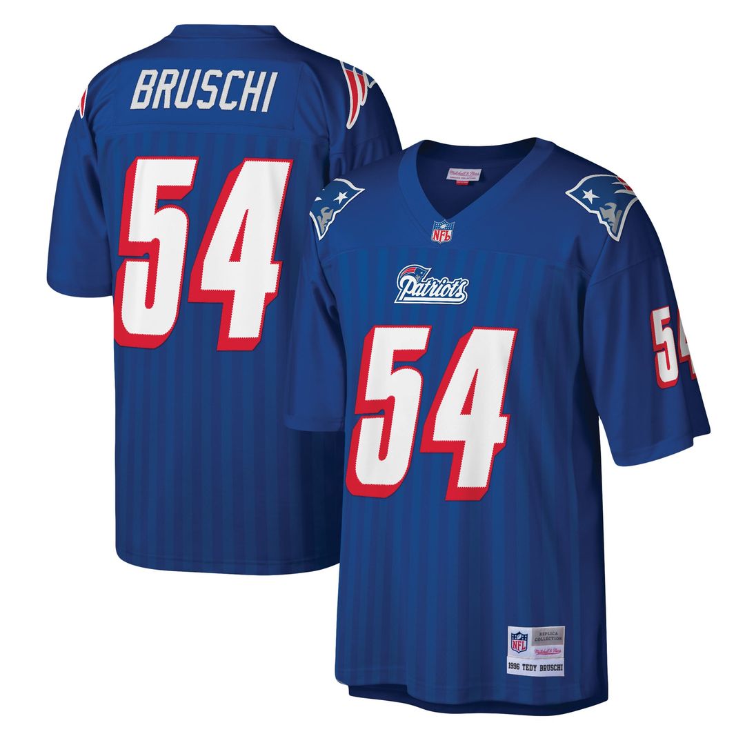 New England Patriots Tedy Bruschi Mitchell & Ness Royal product image 1