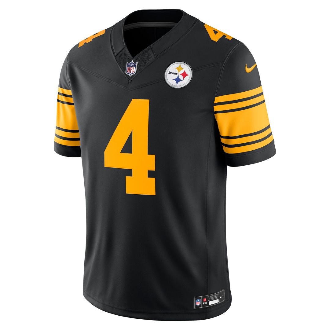 Pittsburgh Steelers DK Metcalf Nike Black Alternate Vapor product image 2