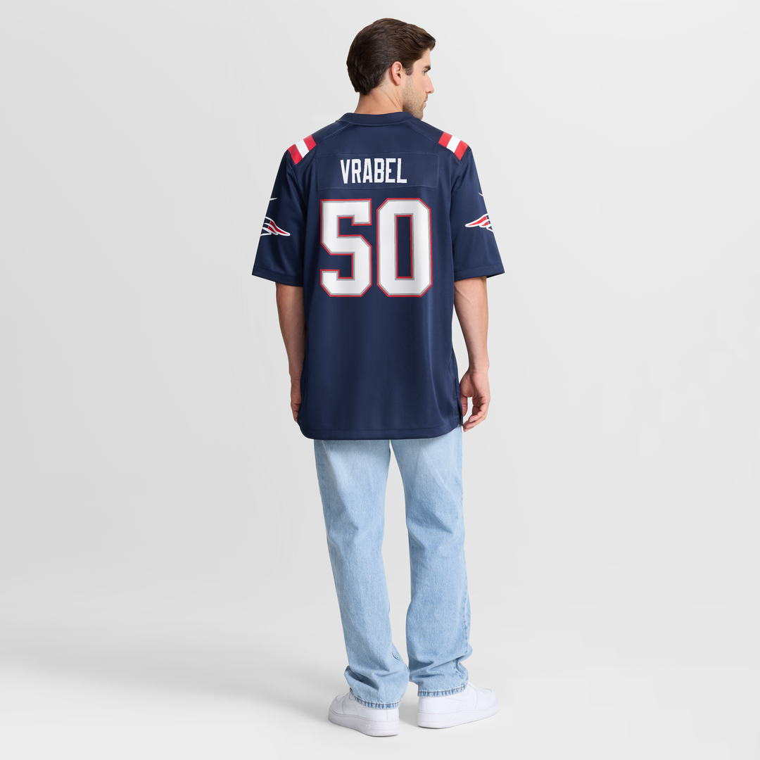 New England Patriots Mike Vrabel Nike Navy Retired Player product image 8