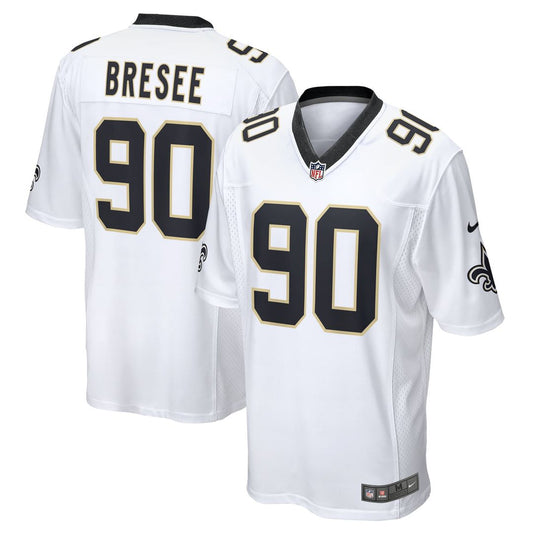 New Orleans Saints Bryan Bresee Nike White Game Jersey product image 1