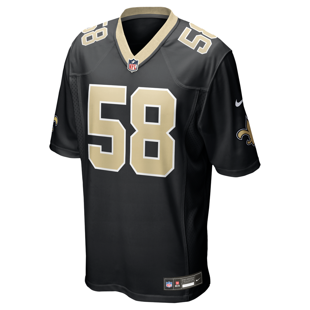 New Orleans Saints Chris Rumph II Nike Black Game Jersey product image 2