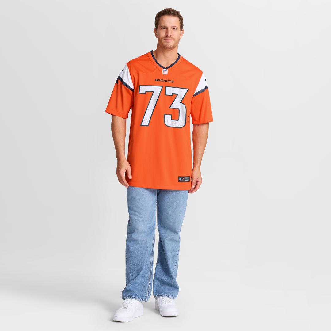 Denver Broncos Frank Crum Nike Orange Game Jersey product image 7