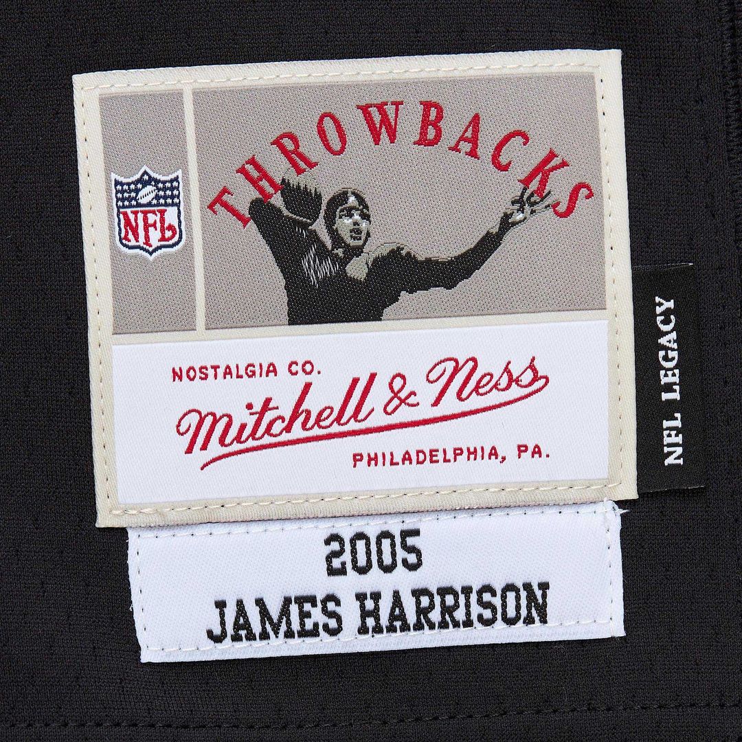 Pittsburgh Steelers James Harrison Mitchell & Ness Black product image 6