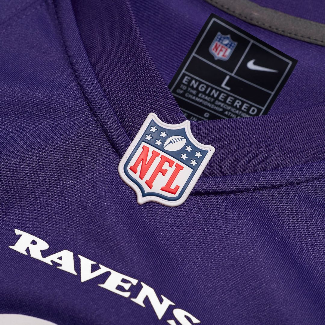 Baltimore Ravens Justice Hill Nike Purple Game Jersey product image 4