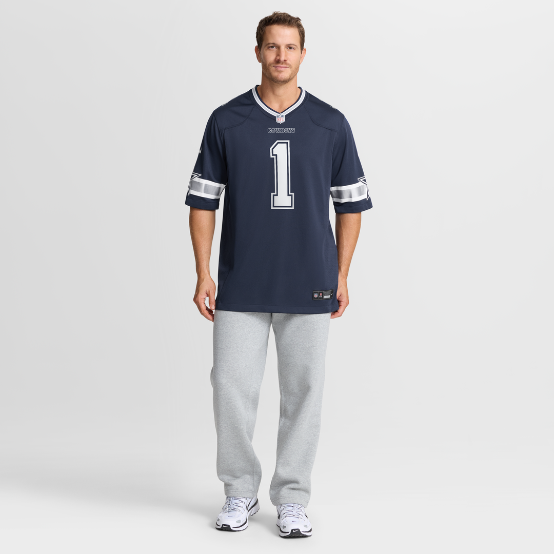 Dallas Cowboys Number 1 Groom Nike Navy Game Jersey product image 7