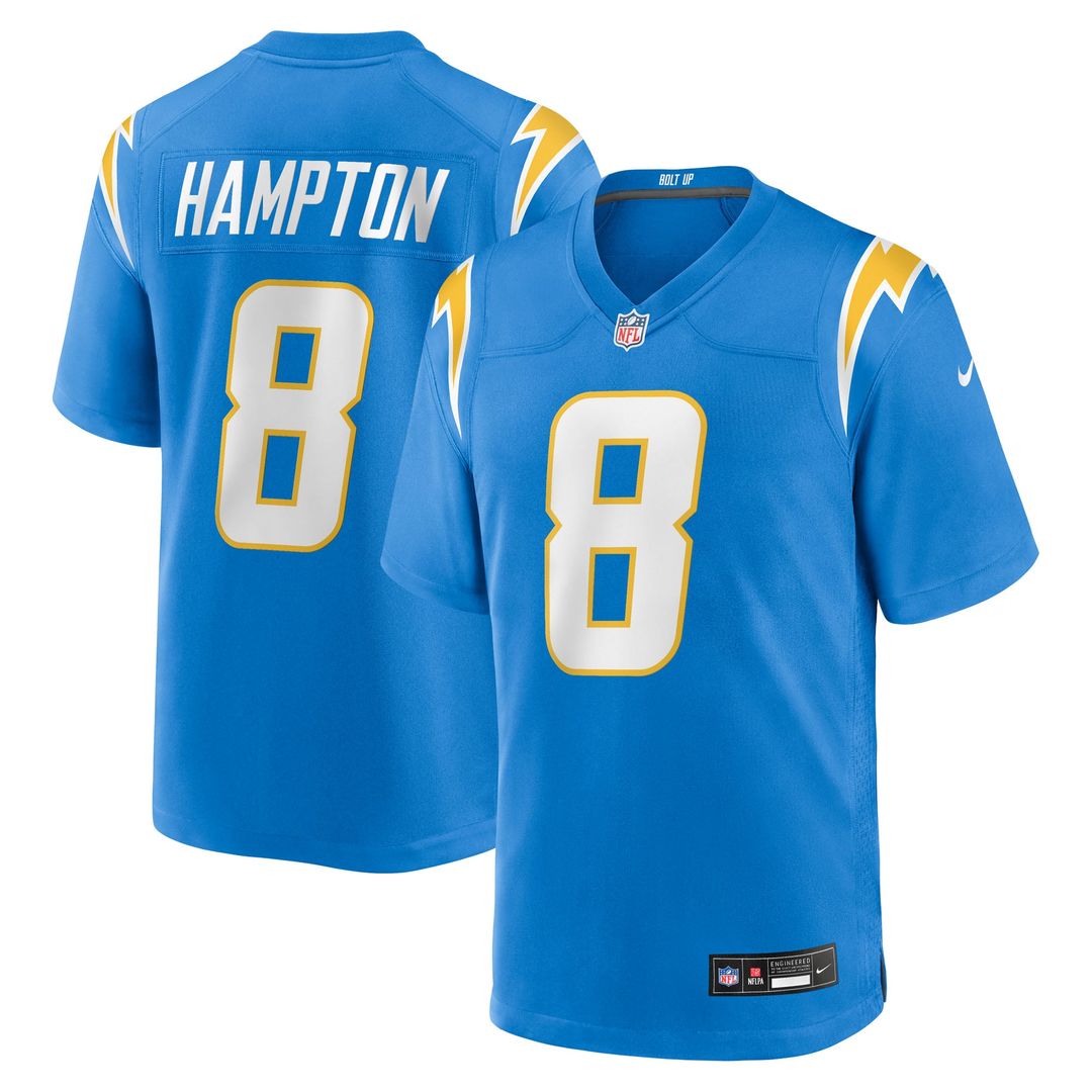 Los Angeles Chargers Omarion Hampton Nike Navy Alternate product image 7