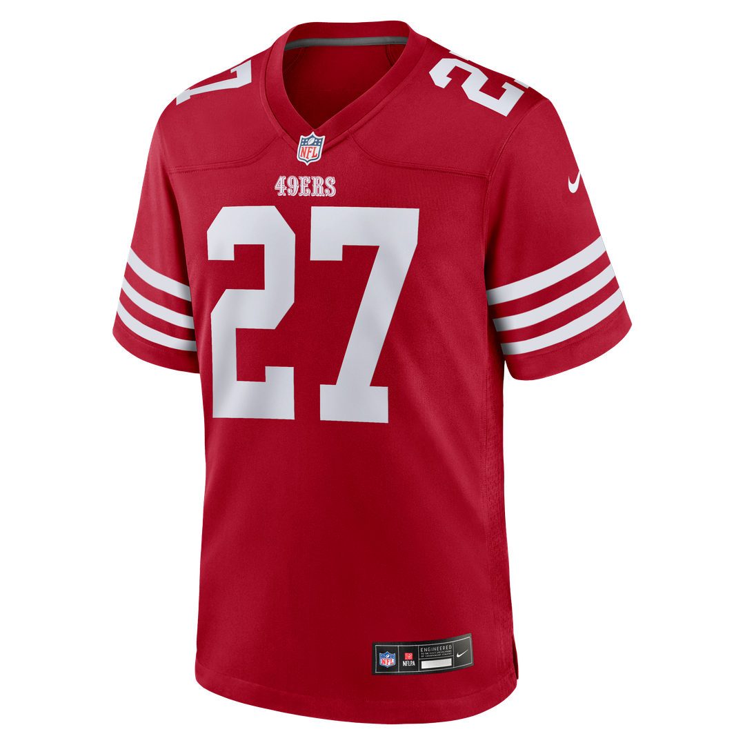 San Francisco 49ers Ji'Ayir Brown Nike Scarlet Game Jersey product image 2
