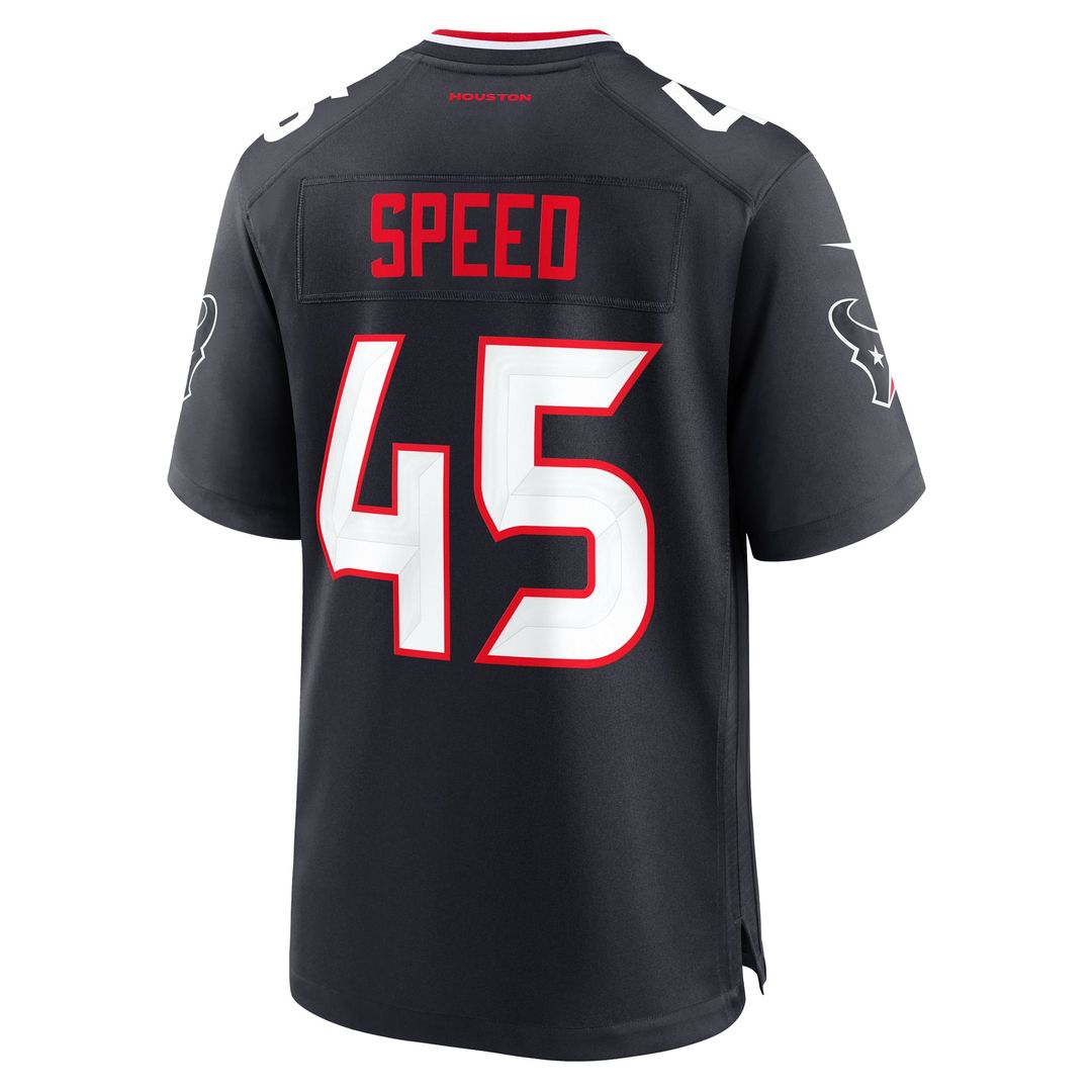 Houston Texans E.J. Speed Nike Navy Game Jersey product image 3