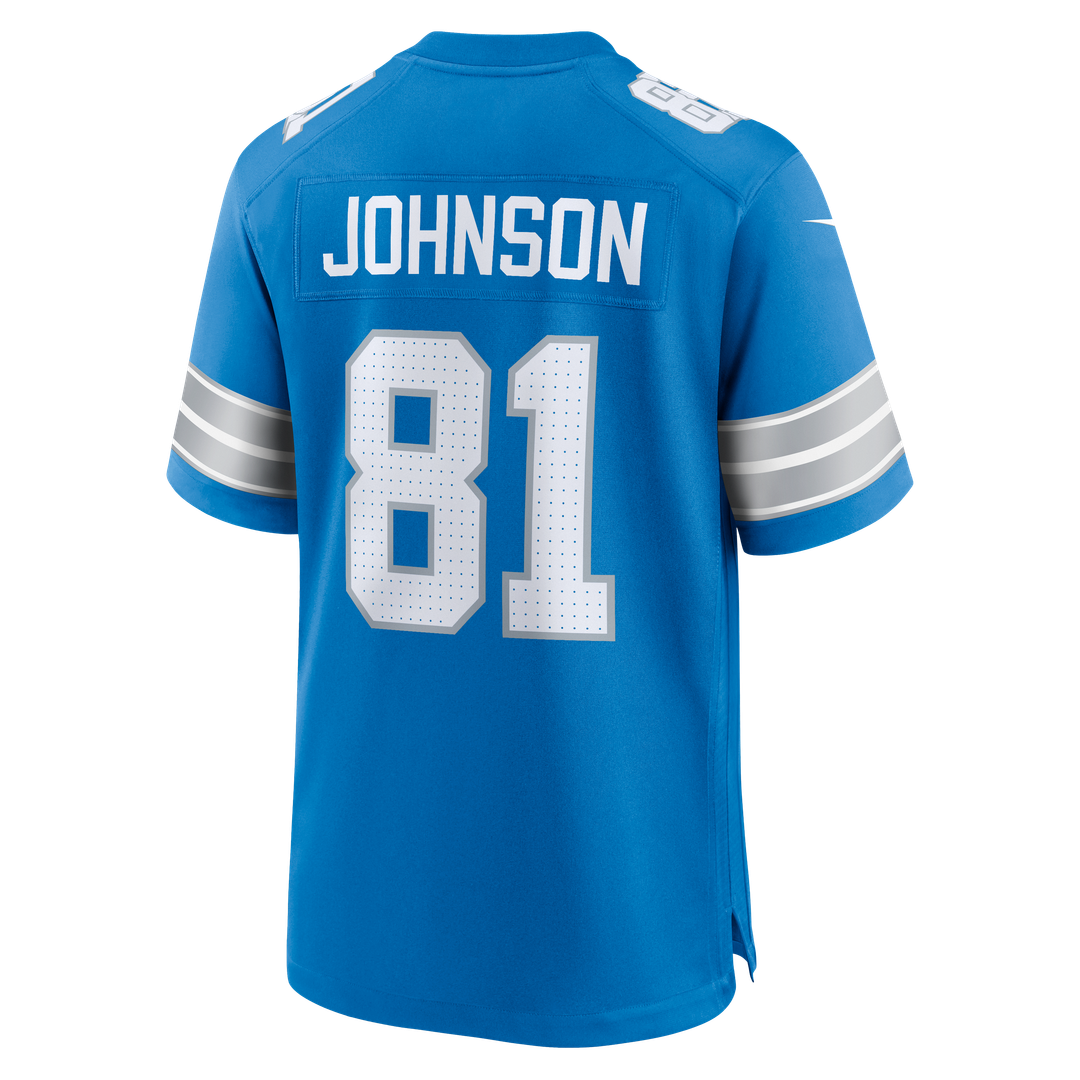 Detroit Lions Calvin Johnson Nike Blue Team Retired Game product image 3