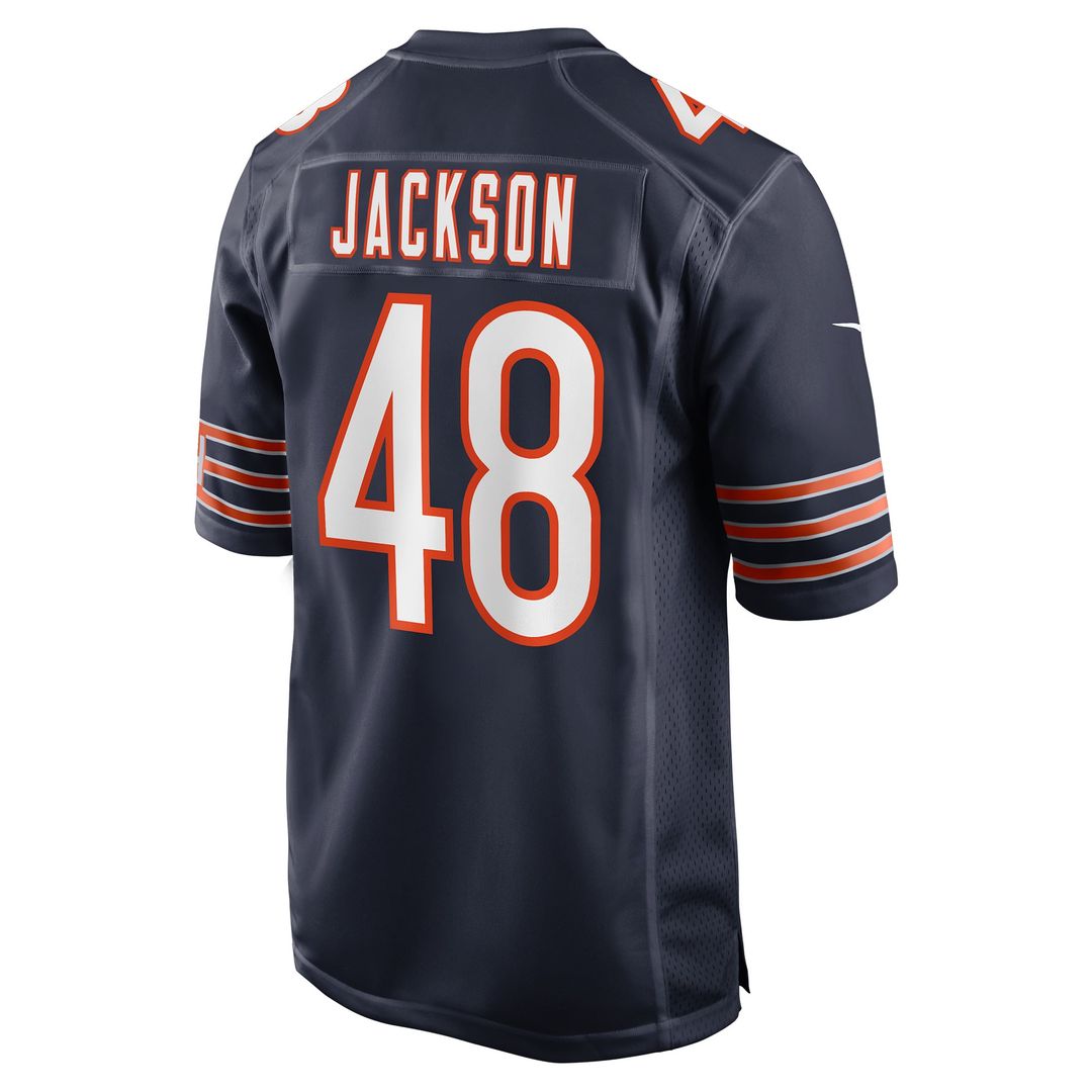 Chicago Bears D'Marco Jackson Nike Navy Game Jersey product image 3