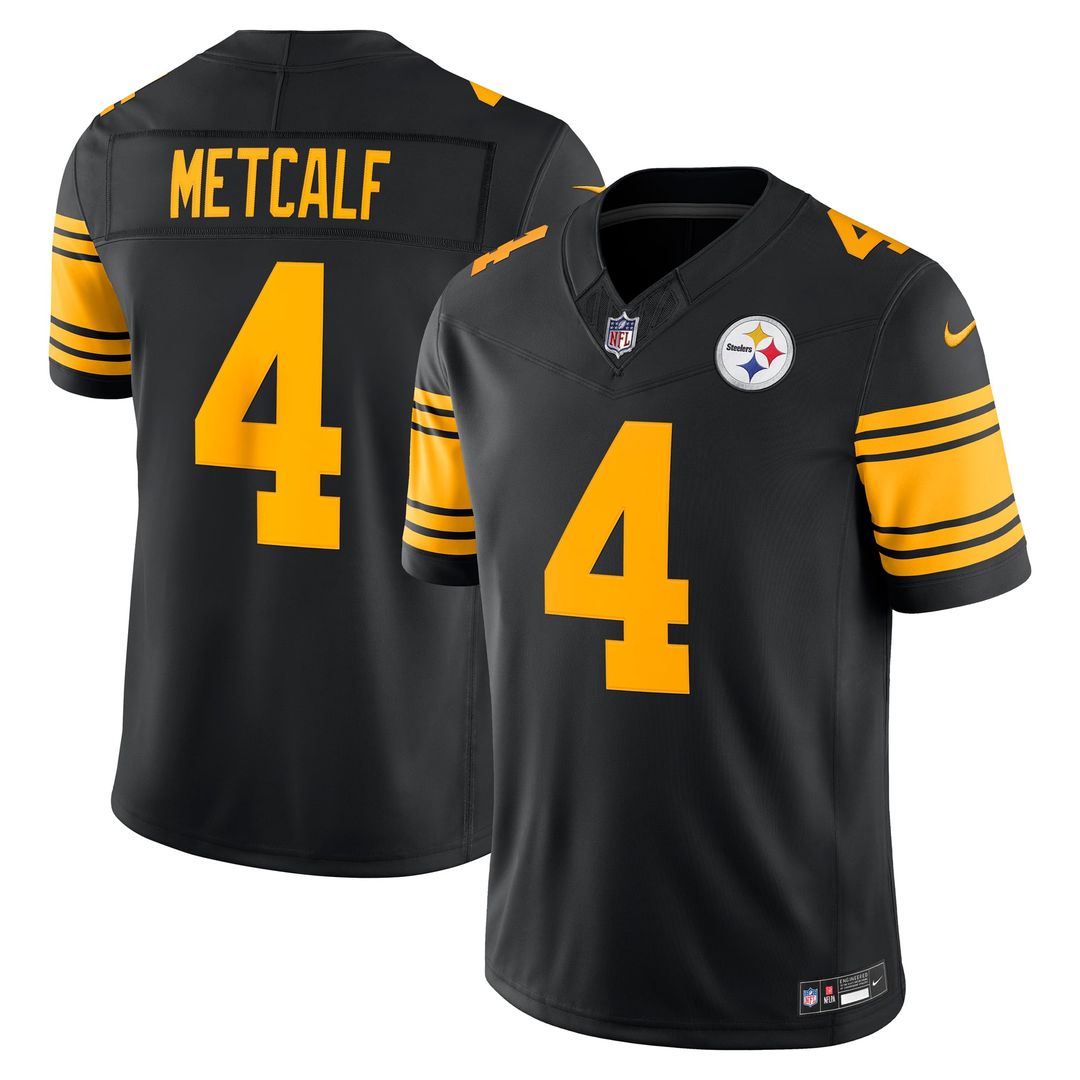 Pittsburgh Steelers DK Metcalf Nike Black Alternate Vapor product image 1