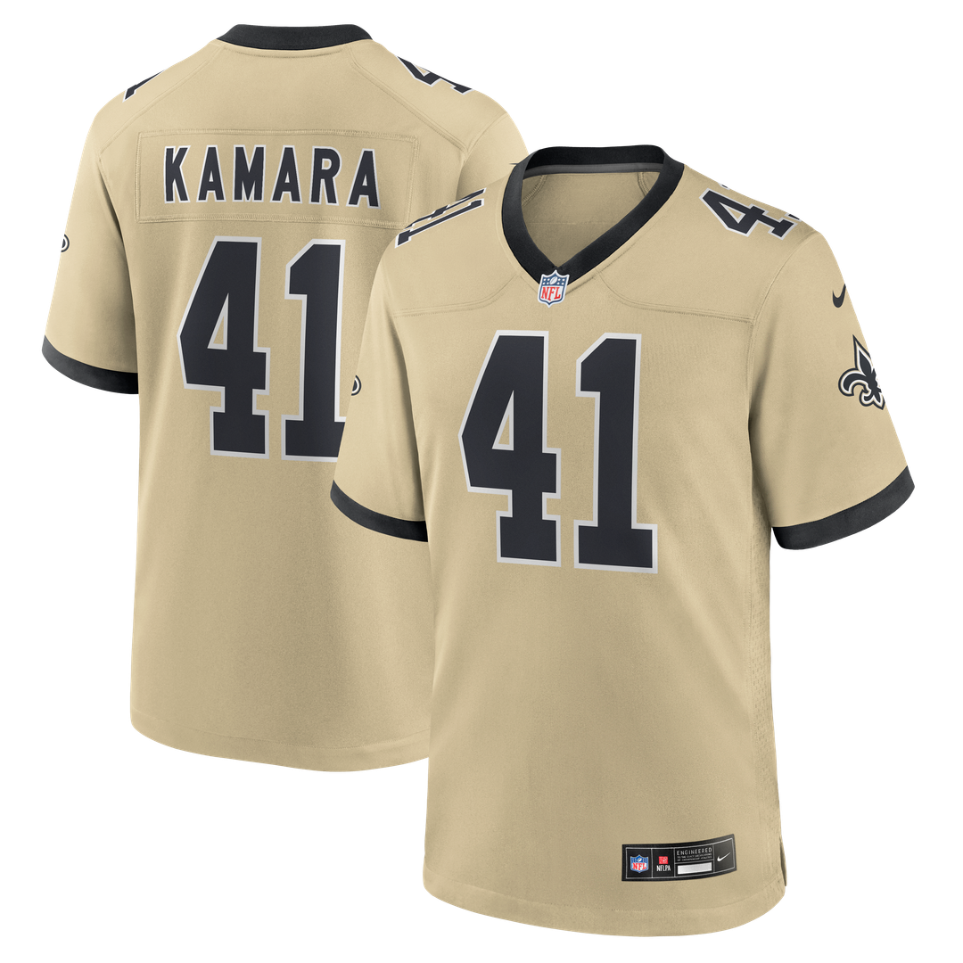 New Orleans Saints Alvin Kamara Nike Black Game Jersey product image 20
