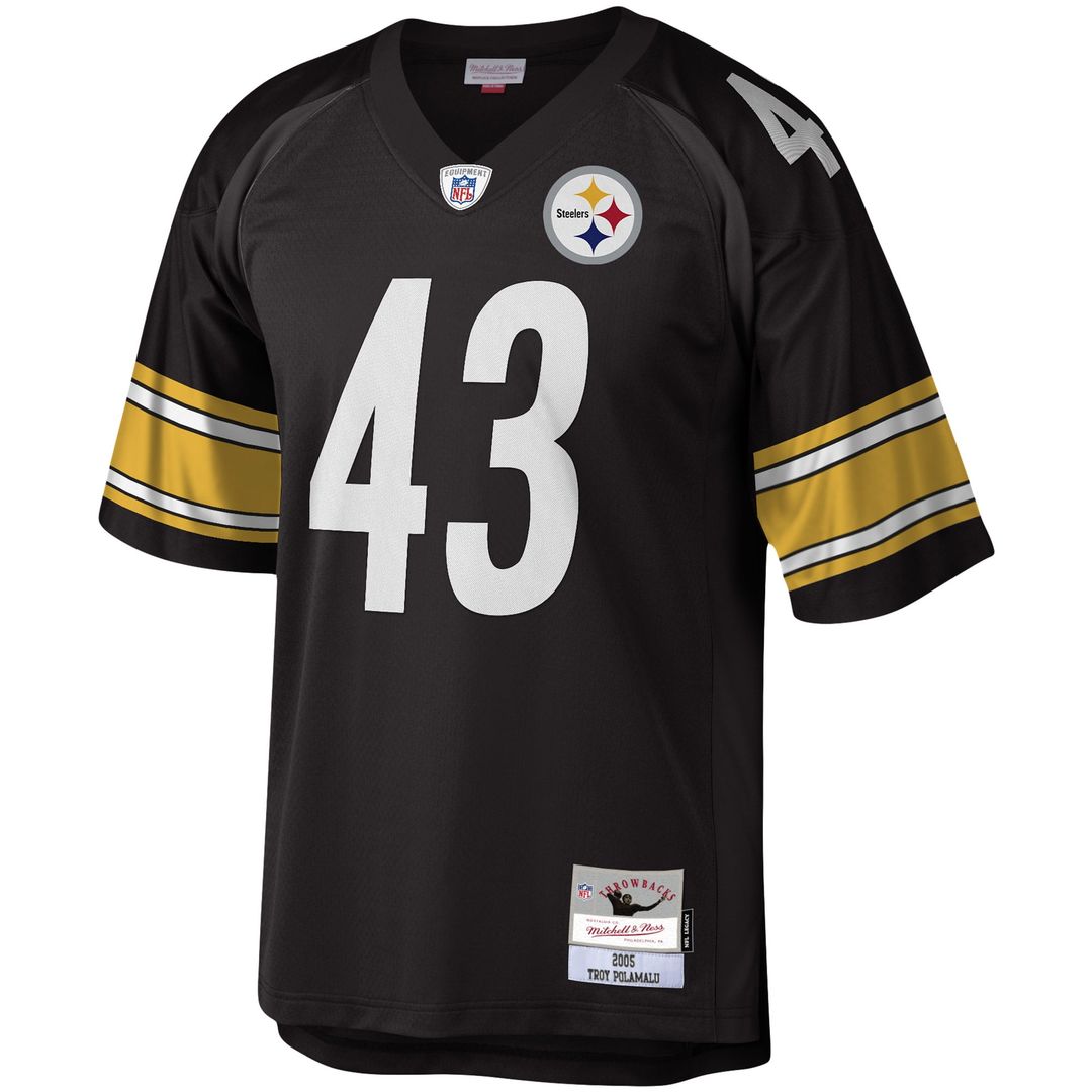 Pittsburgh Steelers Troy Polamalu Mitchell & Ness Black product image 2