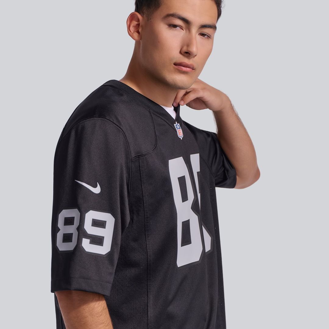 Las Vegas Raiders Brock Bowers Nike Black Game Jersey product image 23