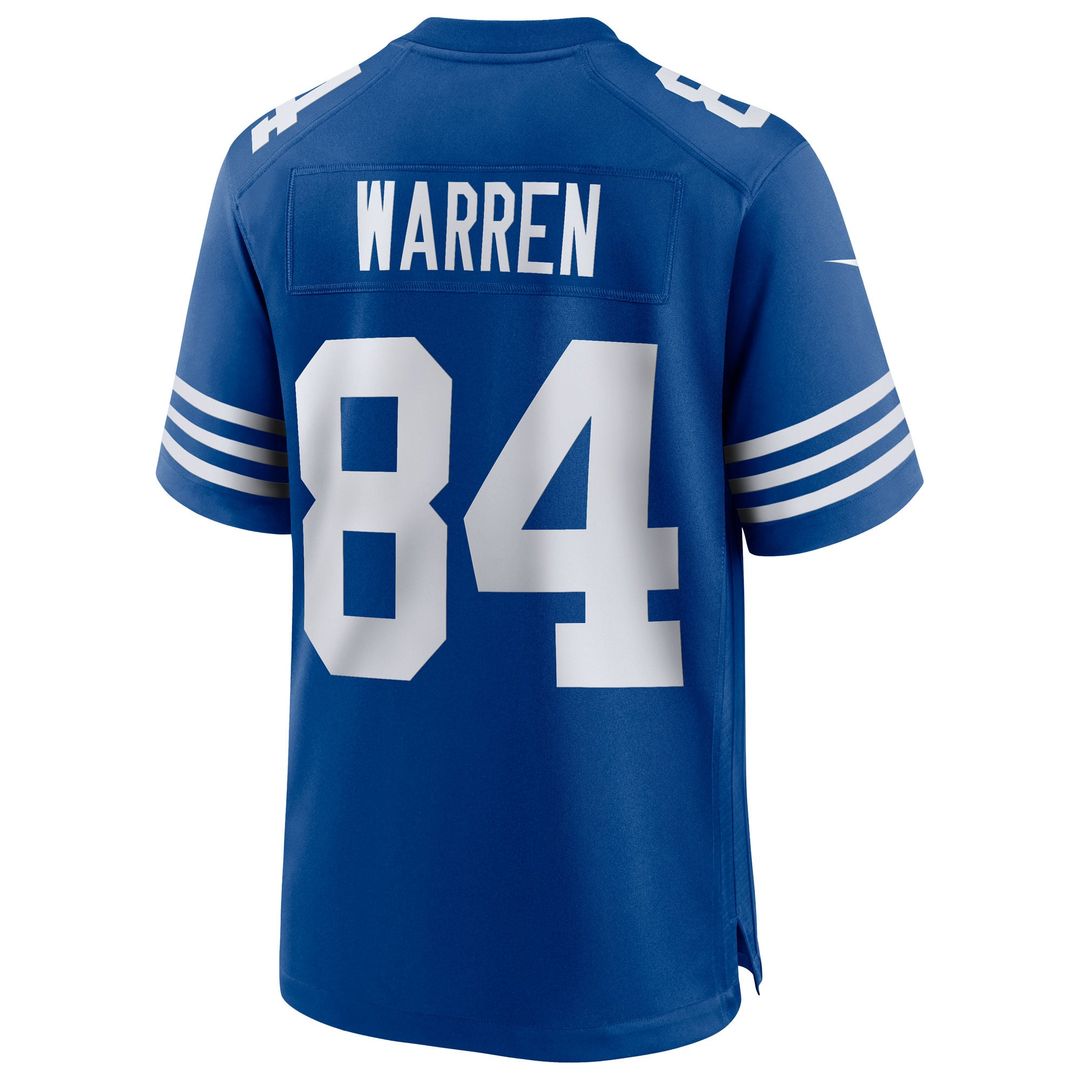 Indianapolis Colts Tyler Warren Nike Royal Alternate Game product image 3