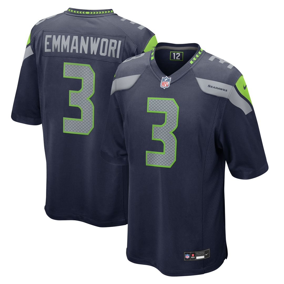 Seattle Seahawks Nick Emmanwori Nike White Game Jersey product image 10