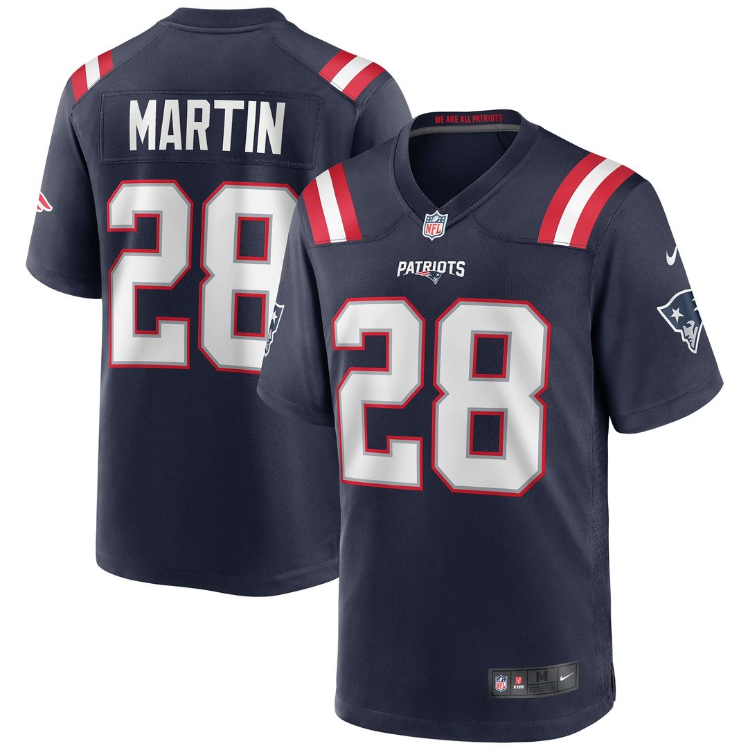 New England Patriots Curtis Martin Nike Navy Retired Player product image 1