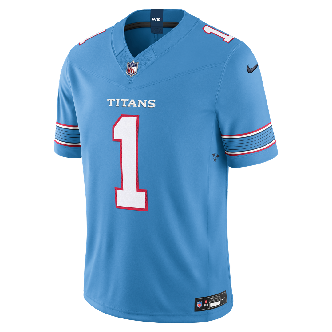 Tennessee Titans Cameron Ward Nike Light Blue Team Vapor product image 2