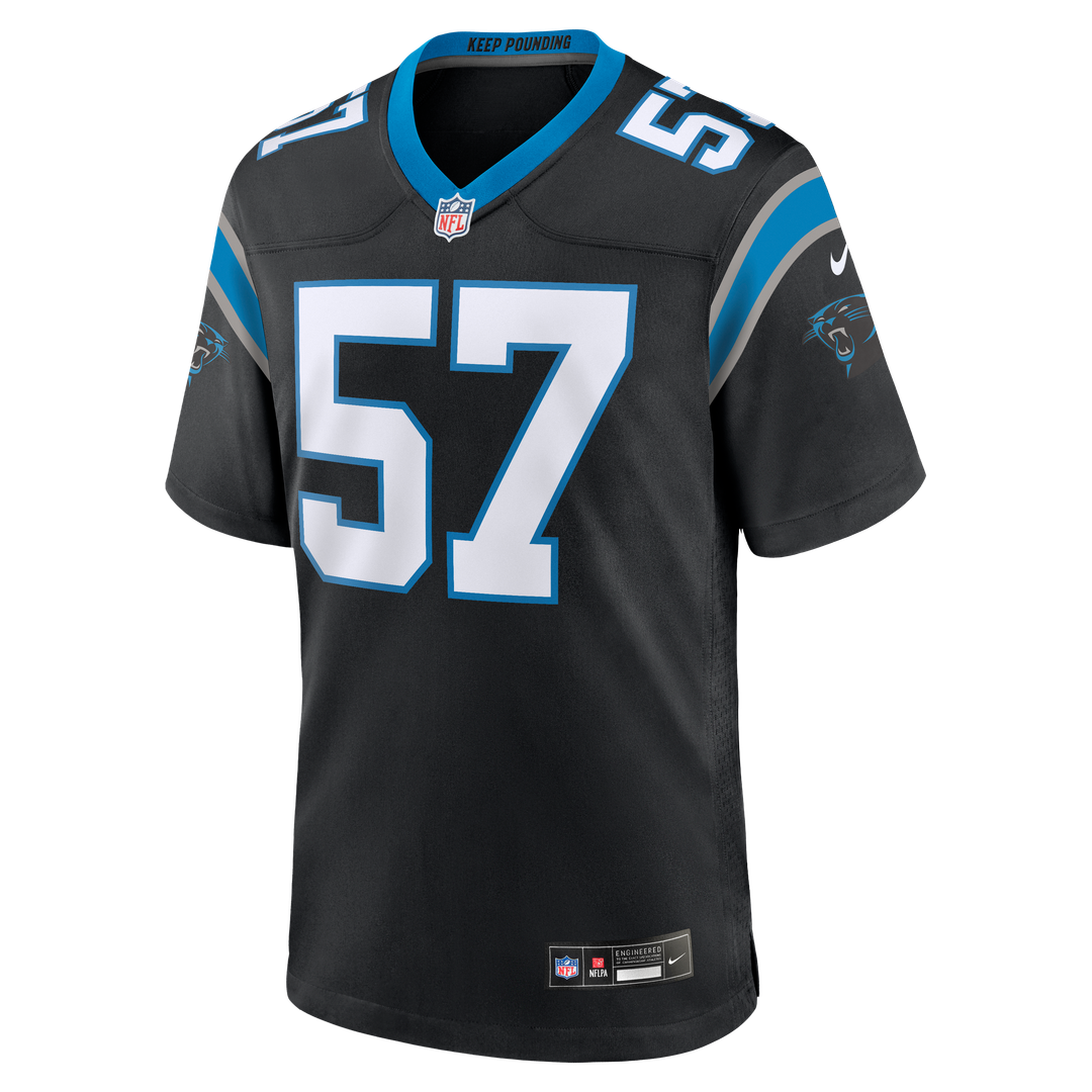 Carolina Panthers Monroe Freeling Nike Black Game Jersey product image 2