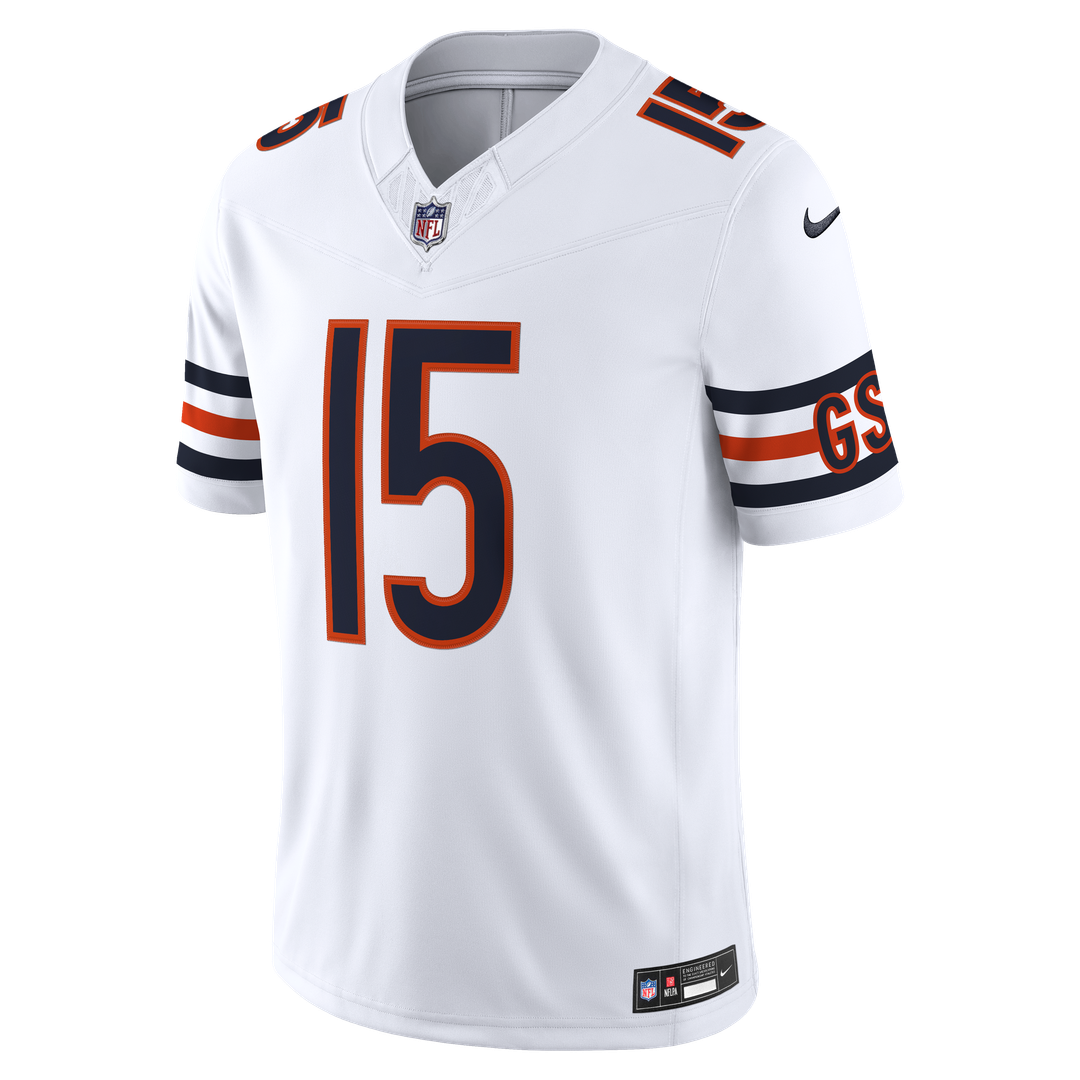 Chicago Bears Rome Odunze Nike White Vapor FUSE Stitched product image 2