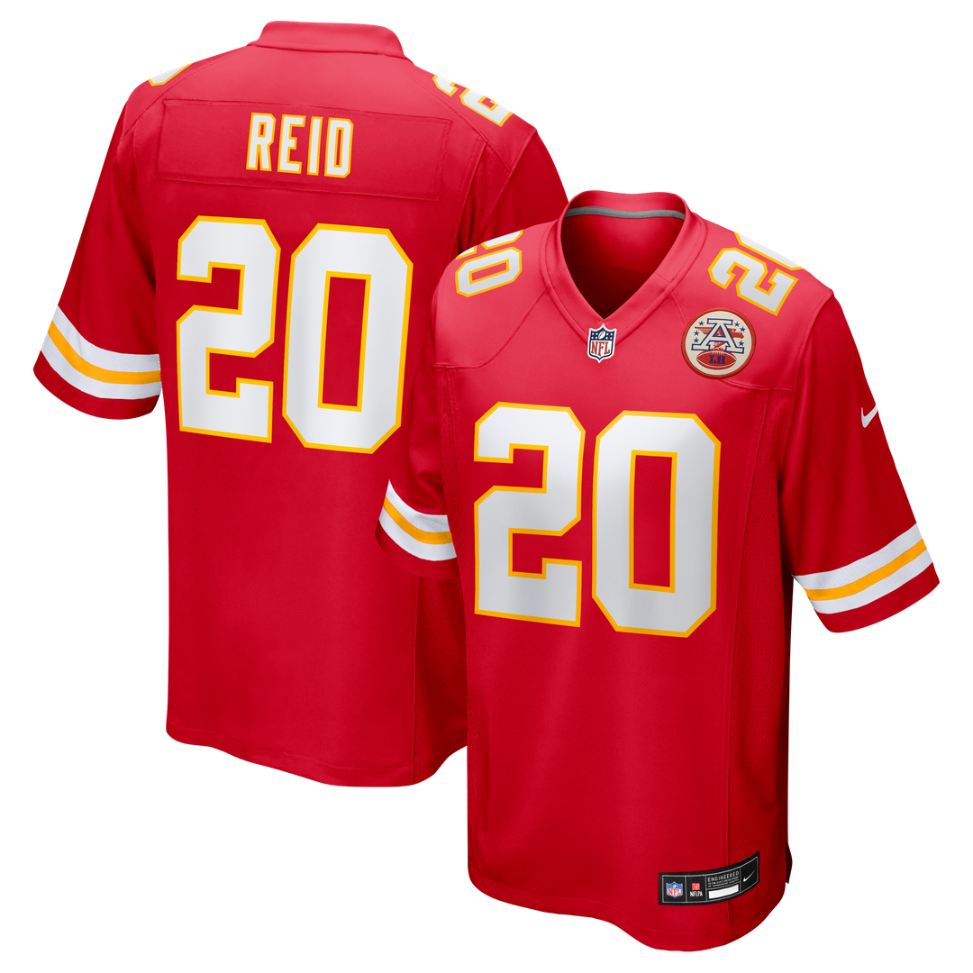 Kansas City Chiefs Justin Reid Nike Red Game Jersey product image 1