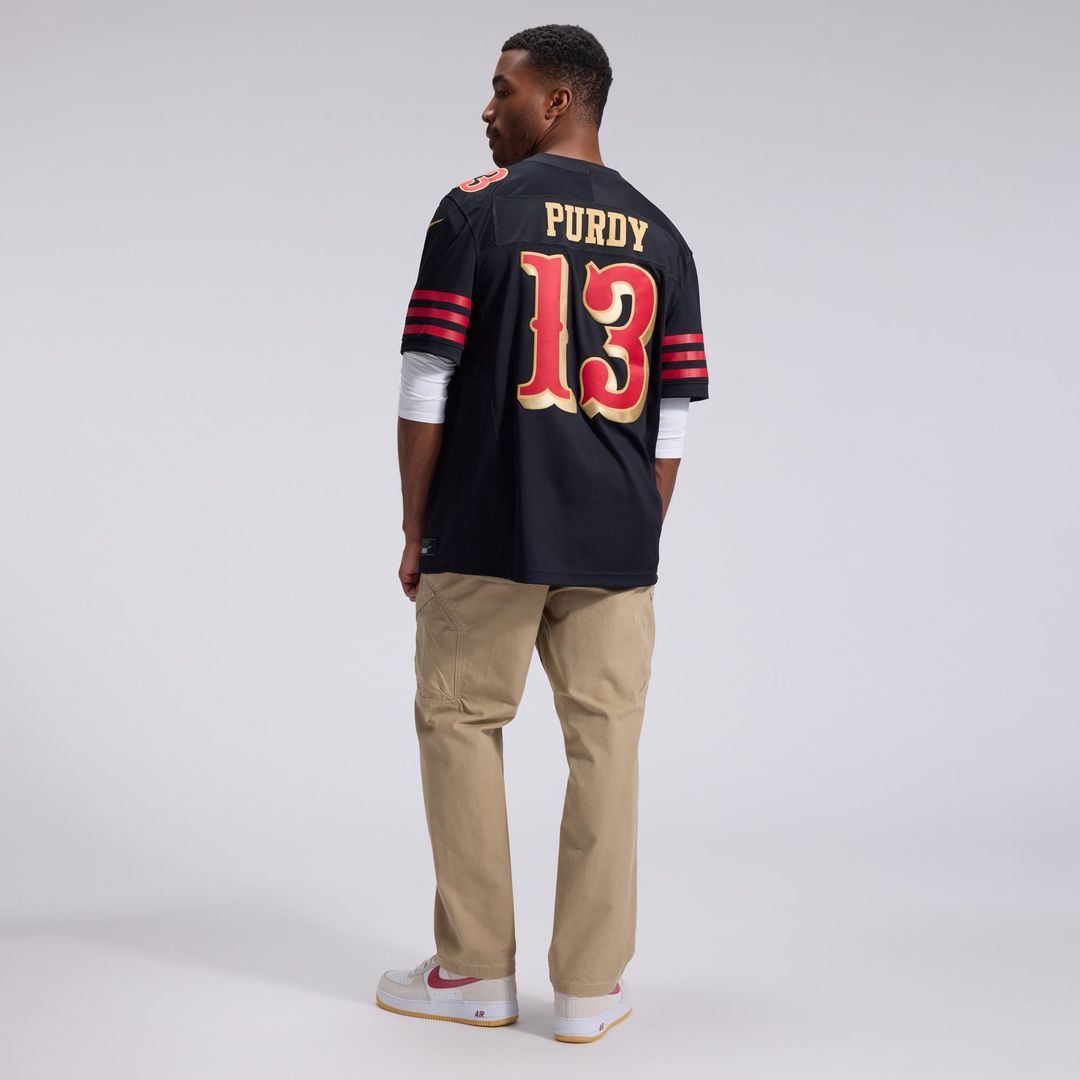 San Francisco 49ers Brock Purdy Nike Black Rivalries product image 5