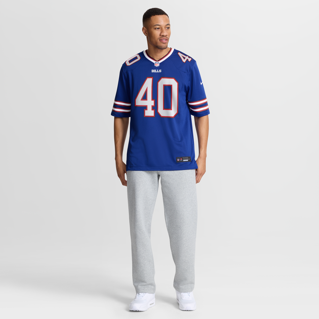 Buffalo Bills Matthew Wright Nike Royal Game Jersey product image 4