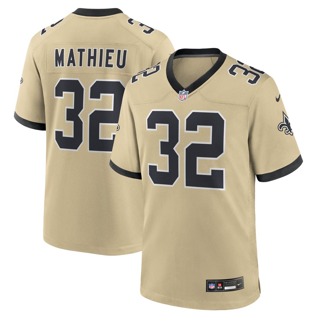 New Orleans Saints Tyrann Mathieu Nike Gold Gameday Golds product image 4