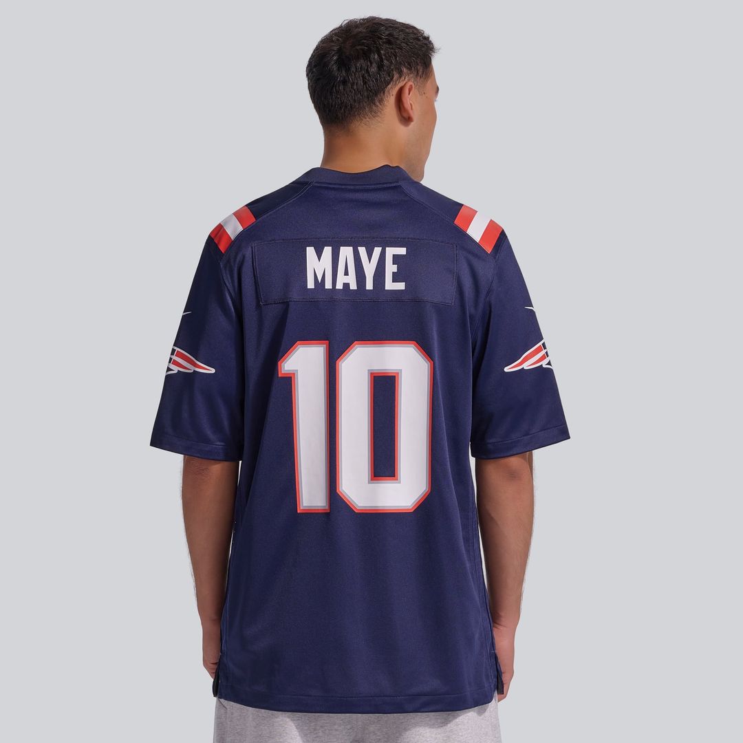 New England Patriots Drake Maye Nike White Game Jersey product image 9
