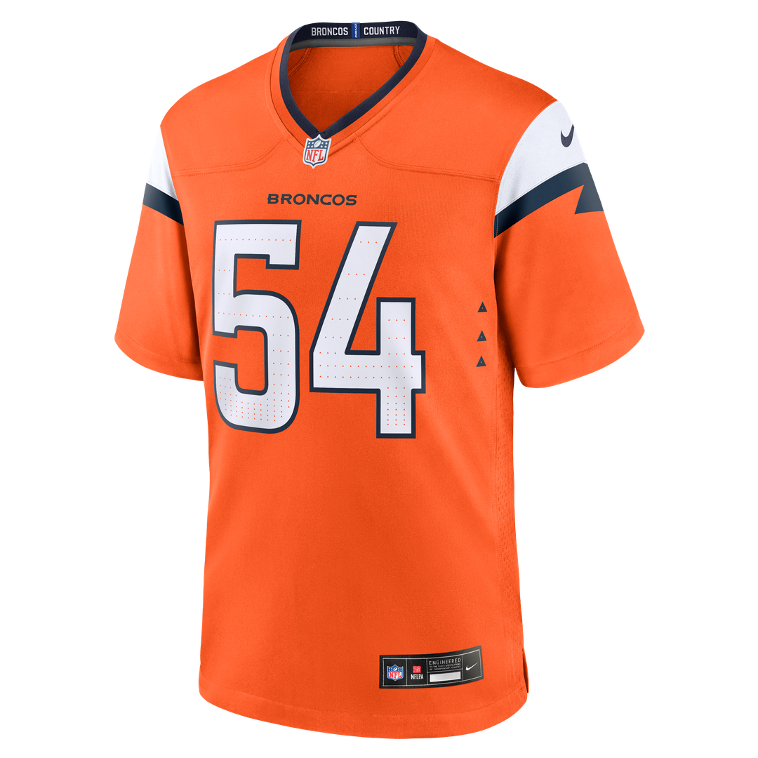 Denver Broncos Alex Forsyth Nike Orange Game Jersey product image 2