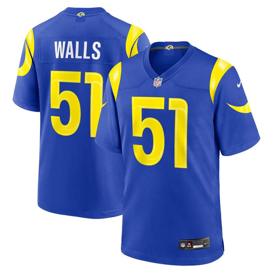 Los Angeles Rams Eddie Walls III Nike Royal Game Jersey product image 1