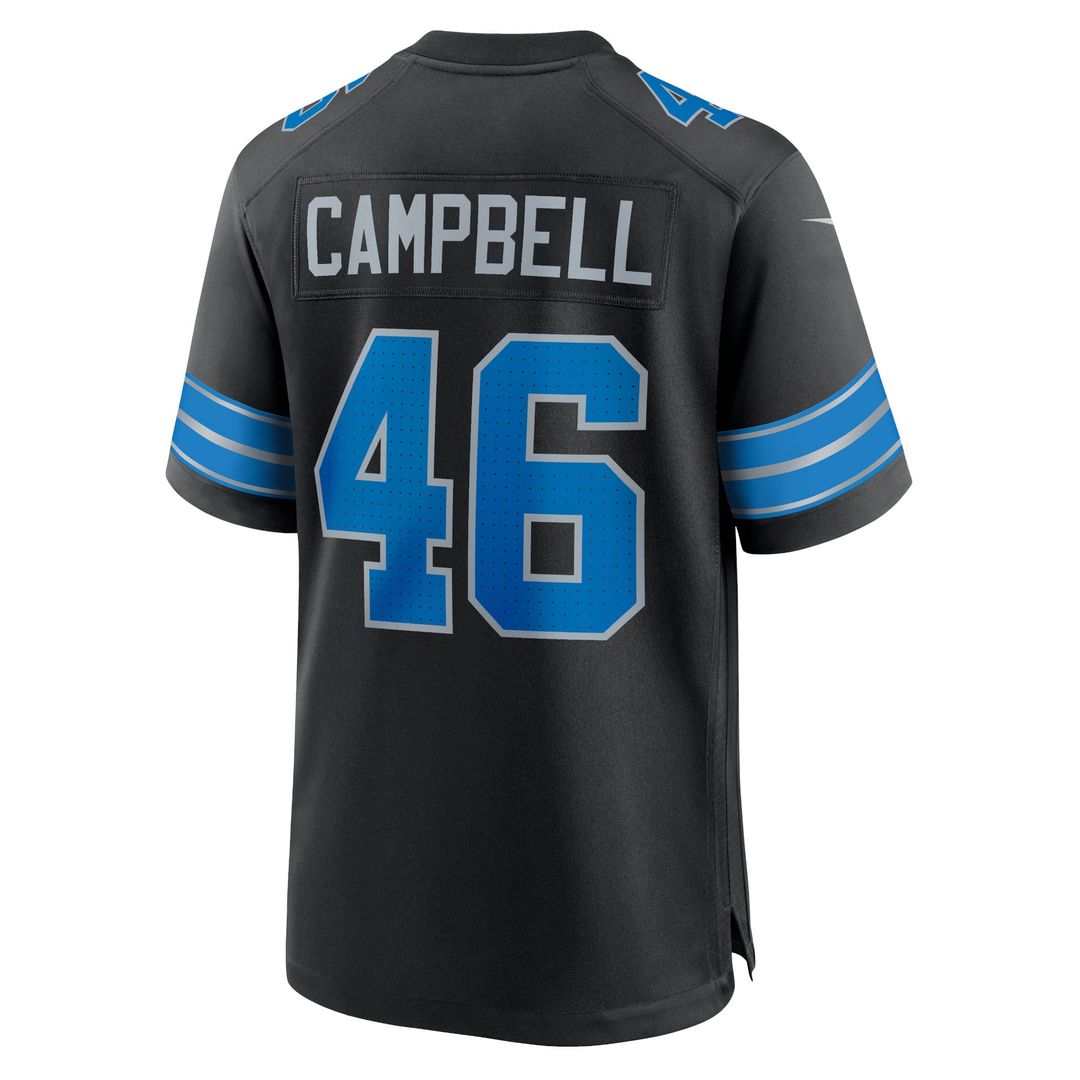 Detroit Lions Jack Campbell Nike Black 2nd Alternate Game product image 9