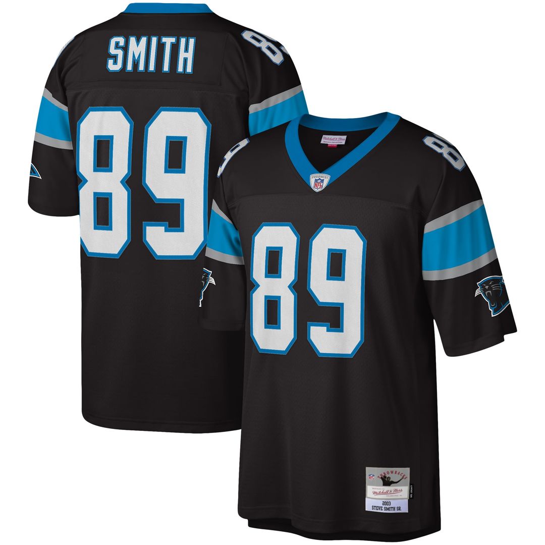 Carolina Panthers Steve Smith Mitchell & Ness Black Legacy product image 1