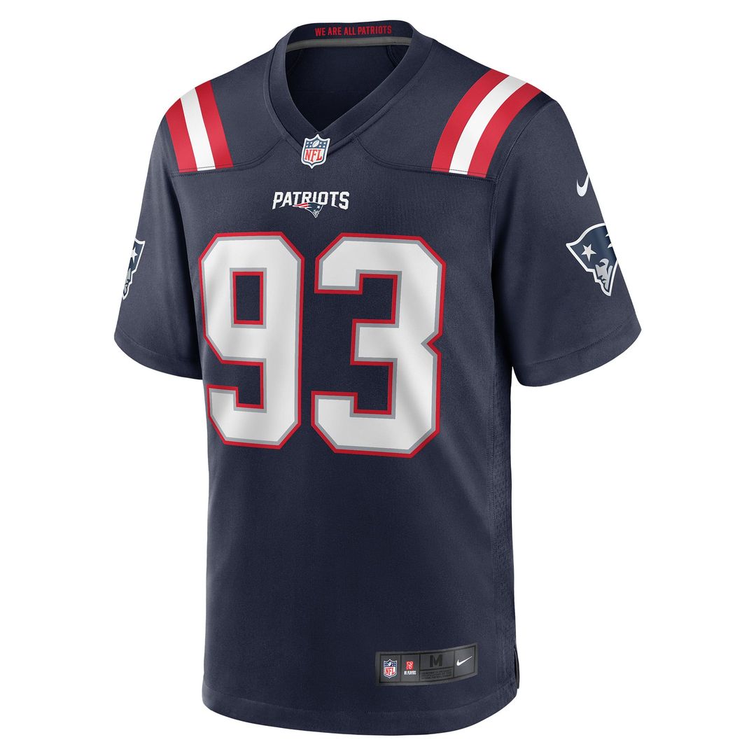 New England Patriots Richard Seymour Nike Navy Retired Game product image 2
